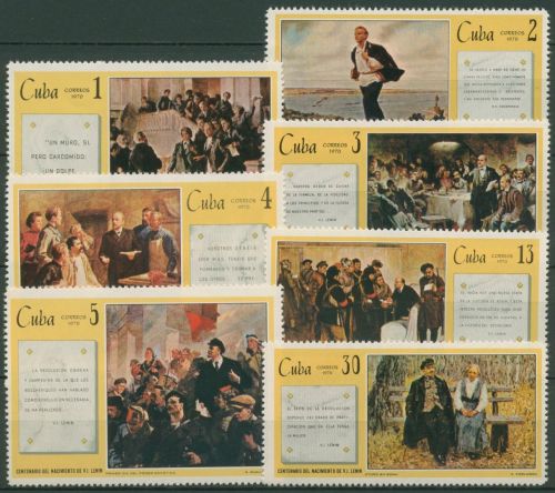 Kuba 1970 Geburtstag Wladimir Iljitsch Lenin 1588/94 postfrisch