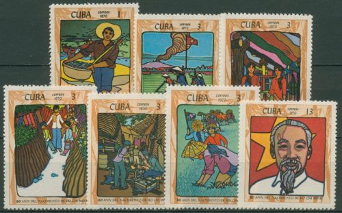 Kuba 1970 Geburtstag von Ho Chi Minh 1599/05 postfrisch