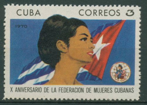 Kuba 1970 10 Jahre Frauenverband 1618 postfrisch