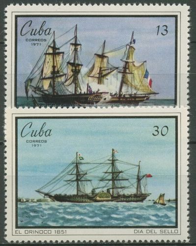 Kuba 1971 Schiffe 1690/91 postfrisch