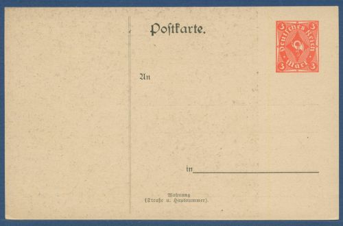 Dt. Reich 1922 Berlin Ausstellung Postkarte PP 62C1 /02 ungebraucht (X41406)
