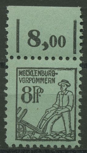 SBZ Mecklenburg-Vorpommern 1945 Freimarke Oberrand 14 x OR postfrisch