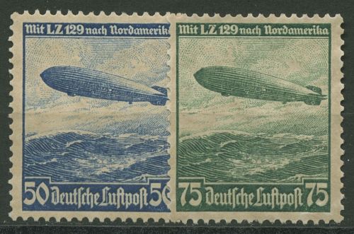 Deutsches Reich 1936 Luftschiff Hindenburg 606/07 Y postfrisch/ungebraucht