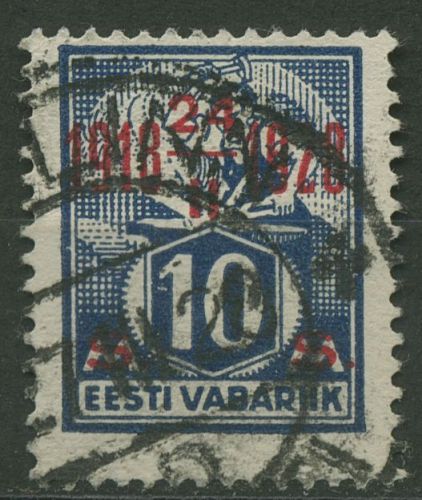 Estland 1928 Unabhängigkeit Handwerker 70 gestempelt