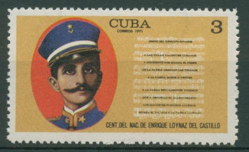 Kuba 1971 Komponist E. Loynaz del Castillo 1701 postfrisch