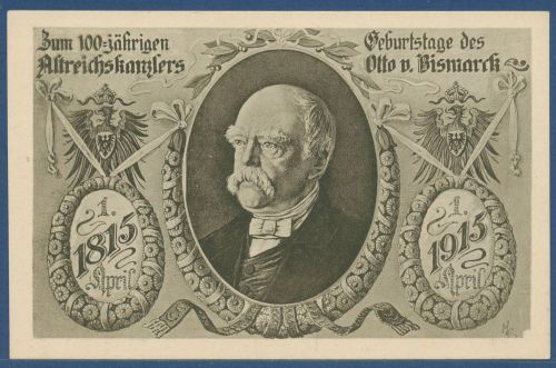 Dt. Reich 1915 Otto v. Bismarck Postkarte PP 27C235 ungebraucht (X41438)