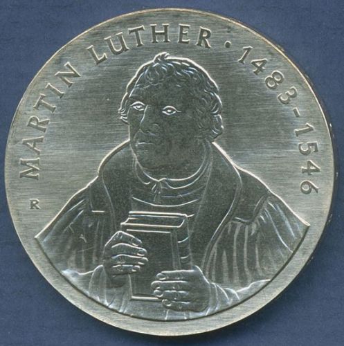 DDR 20 Mark 1983, 500. Geburtstag Martin Luther, J 1591 vz/st (m6864)