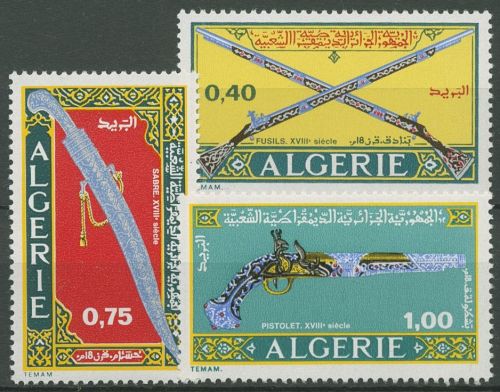 Algerien 1970 Waffen des 18. Jh. Säbel Pistole 553/55 postfrisch