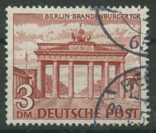 Berlin 1949 Berliner Bauten 59 gestempelt, Marke geknickt (R80883)