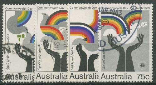 Australien 1983 Commonwealth-Tag 831/34 gestempelt
