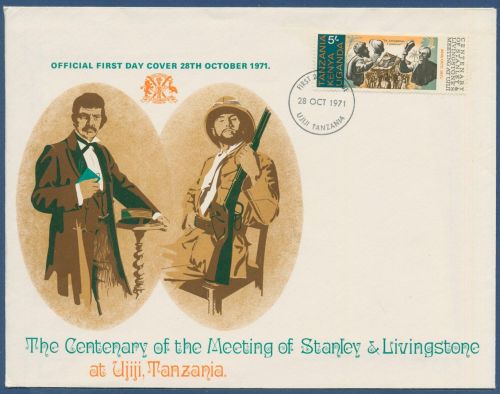 Ostafrikanische Gem. 1971 Treffen von Stanley und Livingstone 225 FDC (SG40488)