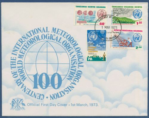 Ostafrikanische Gem. 1973 Weltorganisation für Meteorologie 247/50 FDC (SG40497)