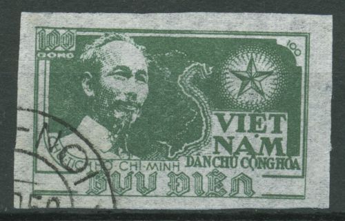 Vietnam-Nord 1951 Ho Chi Minh 5 B gestempelt