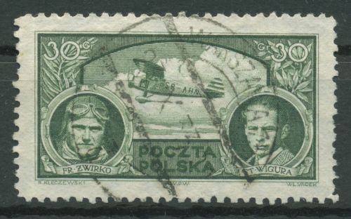 Polen 1933 Sieg im Europa-Rundflug 1932 280 gestempelt