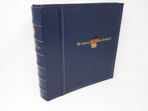 Dt. Post Ringbinder blau Deutsche Einheit gebraucht (Z3479)