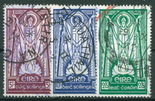 Irland 1942 Freimarken St. Patrick Osterfeuer 86/88 gestempelt