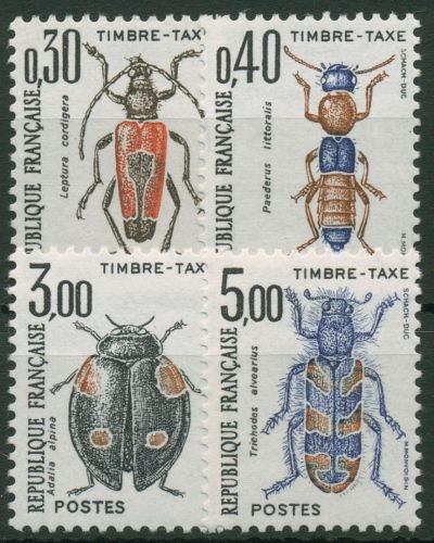 Frankreich 1983 Portomarken Käfer P 112/15 postfrisch