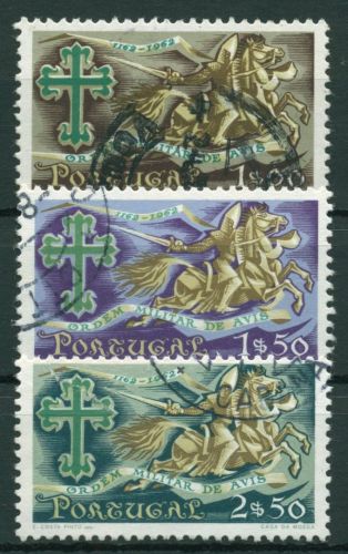 Portugal 1963 Militärorden Avis Avis-Kreuz 945/47 gestempelt