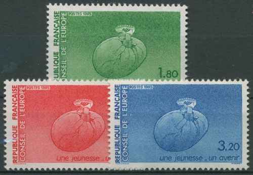 Frankreich 1985 Dienstmarken Europarat Jugend D 37/39 postfrisch