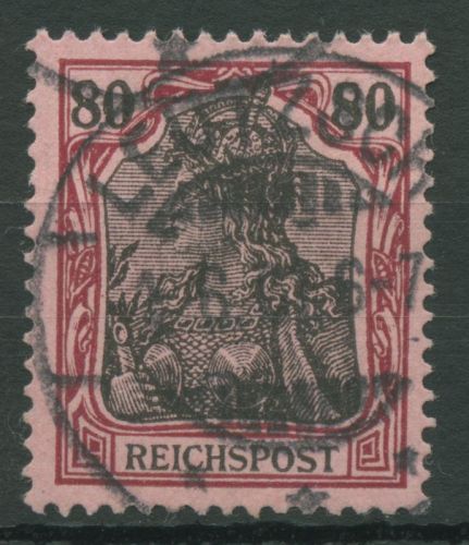 Deutsches Reich 1900 Germania REICHSPOST 62 mit TOP-Stempel