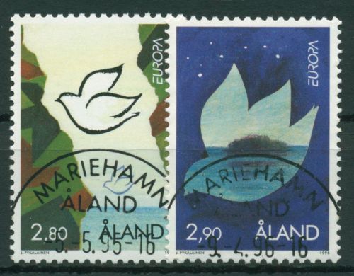 Aland 1995 EUROPA CEPT: Frieden und Freiheit 100/01 gestempelt