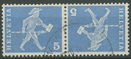 Schweiz 1960 Postmotive Standesläufer 696 x Kehrdruck KD 45 y gestempelt
