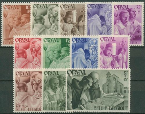 Belgien 1941 Wiederaufbau der Abtei Orval 553/64 postfrisch