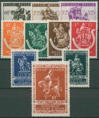 Belgien 1942 Winterhilfe Sankt Martin 614/23 postfrisch