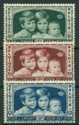 Belgien 1935 Nationales Hilfskomitee für das Kind 396/98 mit Falz