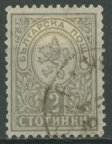 Bulgarien 1896 Freimarken Wappenlöwe 29 E gestempelt
