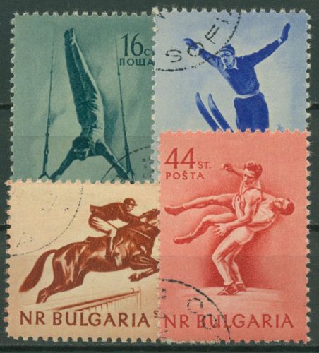 Bulgarien 1954 Sportarten 928/31 gestempelt