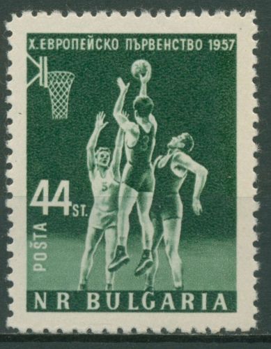 Bulgarien 1957 Basketball-EM Sofia 1028 postfrisch