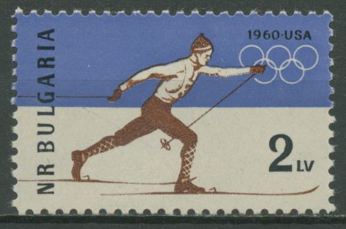 Bulgarien 1960 Olympia Winterspiele Squaw Valley 1153 A postfrisch