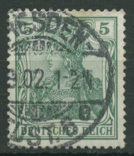 Deutsches Reich 1902 Germania ohne Wasserzeichen 70 b gestempelt geprüft