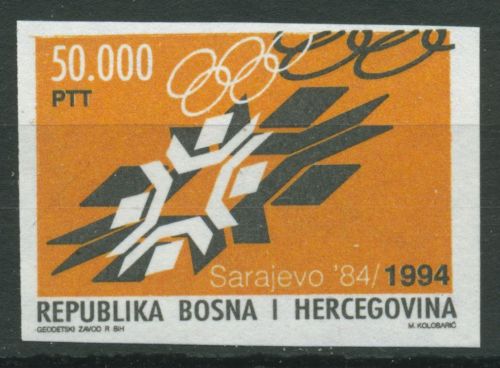 Bosnien-Herzegowina 1994 Olympische Winterspiele ´84 Sarajevo 8 postfrisch