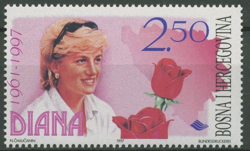Bosnien-Herzegowina 1997 Prinzessin Diana 113 postfrisch
