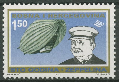 Bosnien-Herzegowina 2000 Zeppelin Luftschiff 207 postfrisch