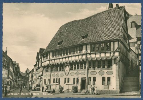 Luftkurort Stolberg /Harz Rathaus, ungebraucht (AK5630)