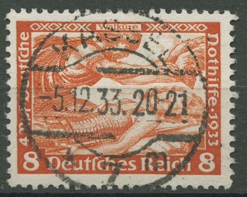 Deutsches Reich 1933 Deutsche Nothilfe Wagner 503 A mit TOP-Stempel