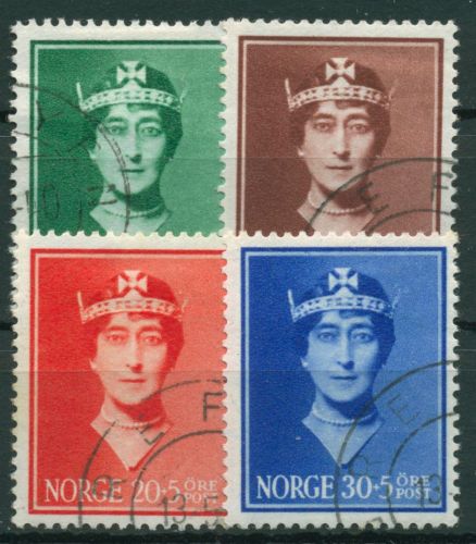 Norwegen 1939 Hilfsfonds Königin Maud für Kinder 203/06 gestempelt