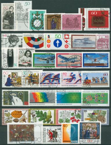 Bund 1974 Jahrgang komplett (791/25, Block 10) gestempelt (SG98521)