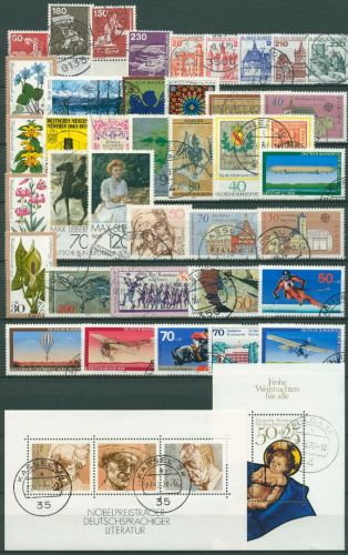 Bund 1978 Jahrgang komplett (956/99, Block 16/17) gestempelt (SG98517)