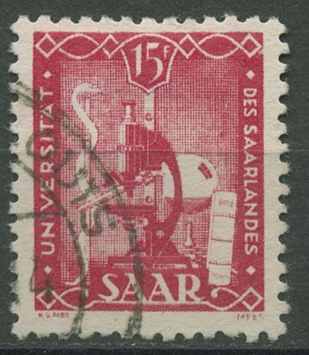 Saarland 1949 Universität des Saarlandes 264 gestempelt
