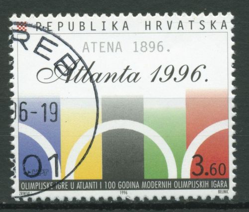 Kroatien 1996 Olympia Sommerspiele Atlanta 387 gestempelt