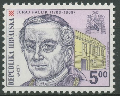 Kroatien 1999 Erzbischof Juraj Haulik 497 postfrisch