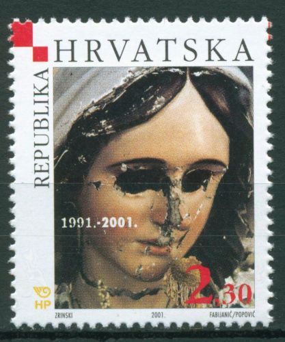 Kroatien 2001 10 Jahre Republik Muttergottes Skulptur 585 postfrisch