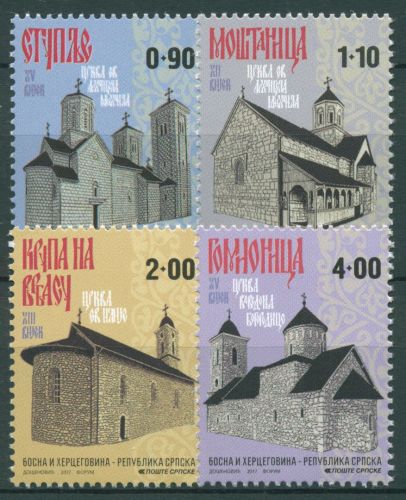 Bosnien-Herzegowina (Serb.Republik) 2017 Klöster 711/14 postfrisch