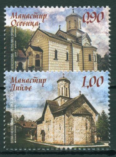Bosnien-Herzegowina (Serb.Republik) 2018 Klöster 774/75 postfrisch