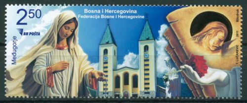 Bosnien-Herzegowina 2011 Tourismus Kirche 577 postfrisch