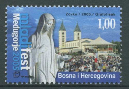 Bosnien-Herzegowina (Kroat. Post) 2005 Jugendfestival Statue 159 postfrisch